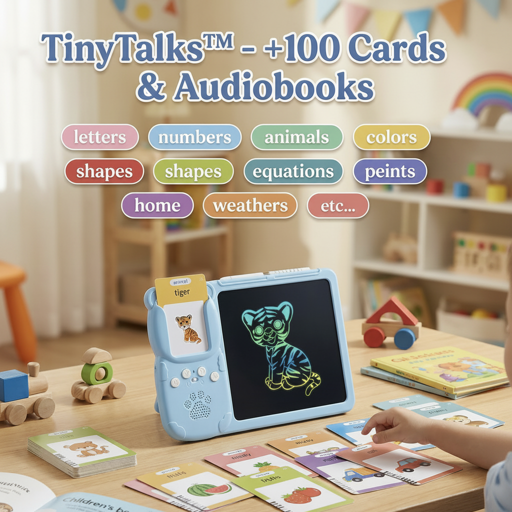 TinyTalks +100 Cards & Audiobooks